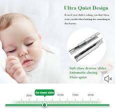 Tobinice 6 Pairs of 15 Inch Undermount Bottom Mount Soft Close Drawer  Slides Full Extension 100LB Capacity Drawer Rails Including Adjustable  Locking Devices and Brackets