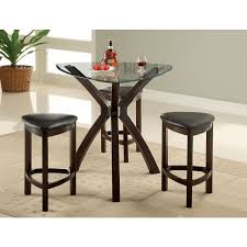 These are about 24 to 27 inches tall, measured from the floor to the seat. Xanti 4 Piece Counter Height Table Set By Furniture Of America Furniturepick