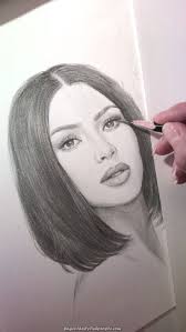 Fantastic A Pencil Portrait Of Kim Kardashian Pencil Portrait Pencil Art Drawings Realistic Drawings