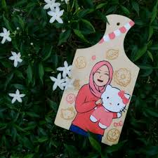.simple, gambar diatas talenan kayu, gambar talenan kayu hias, gambar di talenan simple contoh gambar ragam hias pada kayu simak gambar berikut sumber : Talenan Lukis Talenan Hias Talenan Decor First Hand Lebih Murah Shopee Indonesia