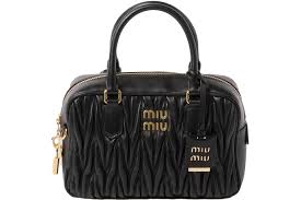 Miu Miu Matelasse Nappa Leather Top-Handle Black - Product from StockX