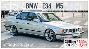 Feast your eyes ladies and gents, the e34 m5 cabriolet (bmwconceptsarchive.wordpress.com). Bmw M5 E34 0 100 100 200 Exhaust Sound Motorsportcheck De Youtube
