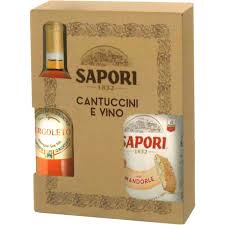 Di uvetta (anche 250 gr!) Sapori Box Cantucci E Vin Santo Liquoroso Biscotti E Bottiglia