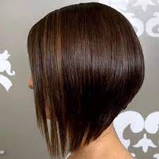 Short Inverted Bob Hairstyle Back View Bob Hairstyles Long Inverted Bob Haircuts With Bangs Long Inverted B Hair Styles Bob Hairstyles Bob Haircut With Bangs