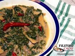 Spinach Laing Filipino Chow S Philippine Food And Asian Recipes To Learn How Recipe Laing Recipe Recipes Filipino Dishes