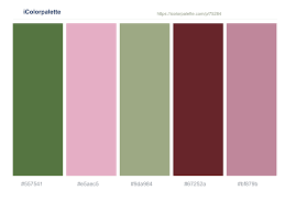 This color combination was created by user manish.the hex, rgb and cmyk codes are in the table below. Chalet Green Kobi Sage Wine Berry Oriental Pink Color Scheme Icolorpalette