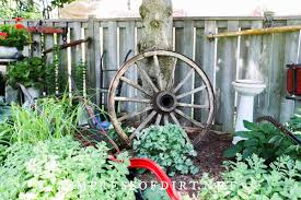 Check out our garden wagon wheel selection for the very best in unique or custom, handmade pieces from our garden decoration shops. 22 Creative Planters Wagons Whiskey Barrels Wheels