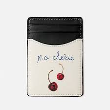 Dean Cherry Leather Card Holder
