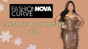 Christmas Dresses For My Curvy Ladies Fashionnova Curve Youtube
