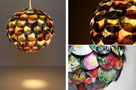 This razor is made from recycled materials and is never tested on animals. Beautiful Artichoke Shaped Pendant Lamps Made From Recycled Novels Maps And Magazines