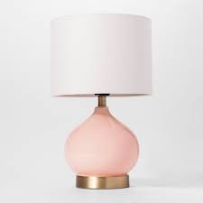 Glass Table Lamp Includes Led Light Bulb Cloud Island Pink Glass Table Lamp Glass Table Pink Lamp