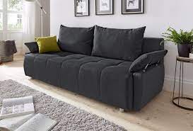 Eckcouch mit, recamiere roy sofa funktionssofa dunkel blau. Collection Ab Schlafsofa Mit Federkern Bettfunktion Und Bettkasten Inklusive 2 Rucken Und 1 Zierkissen Frei Im Raum Stellbar Online Kaufen Otto