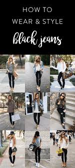 What To Wear With Black Jeans 30 Black Jeans Outfit Ideas Jeans Outfit Fall Casual Black Black Jeans Outfit