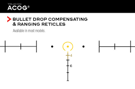 Trijicon Acog 4x32 Led Scope Battery Illuminated Red Crosshair 223 Ballistic Reticle W Ta51 Mount