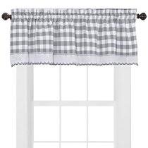 And you definitely want your kitchen to feel homey many times, when people think about patterned kitchen curtains, they think of farm animals. Gray Silver Valances Kitchen Curtains You Ll Love In 2021 Wayfair