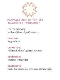 Javascript Programming Shower Wedding Card Wedding Cards Marriage Advice Husband Love