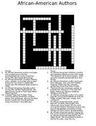 Famous jazz musician from new orleans. African American Authors Crossword Puzzle By Media Maven Tpt