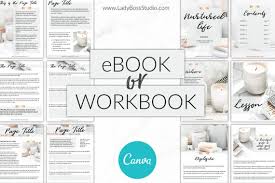 − 4 cover styles − 4 chapter intro. Canva Ebook Template Canva Template Workbook Templates Etsy In 2021 Workbook Template Ebook Template Workbook