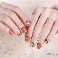 As the acetone melts off, push it off with a craft stick or an orange cuticle stick. Nova 24pcs Shiny Fake Nails Pretty Orange Acrylic False Nail Tips Short Lady Nail Diy Nail Art Salon Manicure Product Shopee Singapore