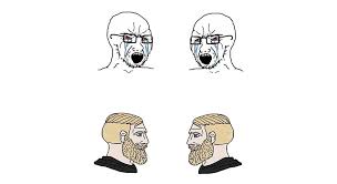 The virgin vs chad meme has been around on the internet since 2017, and it's a firm favourite amongst social media users, but it still continues to confuse people. Crying Wojak Chad We Know I Know Memes Stayhipp