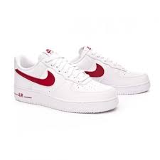 Descubrí la mejor forma de comprar online. Trainers Nike Air Force 1 07 3 White Gym Red Football Store Futbol Emotion