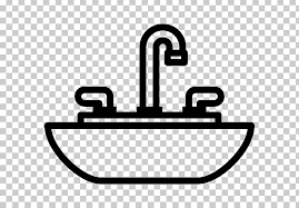 If your sink is especially dirty, you may need to switch out for a fresh cloth. Sink Bathroom Bedroom Plumbing Png Clipart Area Bathroom Bedroom Black And White Computer Icons Free Png