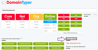 Must Have Domain Tools Free Domainhack Generator Social Media Availability Tld Price Renew Comparison Cheapest Domain Price Renewal Etc Blackhatworld