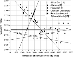 Correlation Between Ultrasonic Shear Wave Velocity And