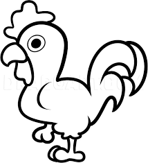 There are several ways to learn how to draw a rooster, but this is my favorite. How To Draw A Rooster For Kids Step By Step Drawing Guide By Dawn Dragoart Com
