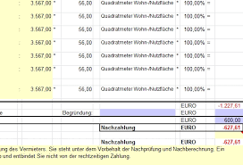 Sie müssen separat abgerechnet werden. Betriebskosten Abrechnung Mit Excel Download Freeware De