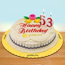Contact minions cake on messenger. Happy 53 Years Of Sweet And Delightful Moments To Goldilocks