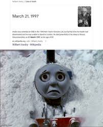 We failed to realize that yesterday marked 24 years since Wilbert Awdry  passed away. We are forever thankful and grateful for what the Rev. W.  Awdry gave us.