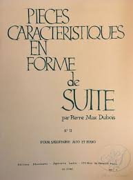 Pieces Caracteristiques en Forme de Suite 2 na saksofon altowy i fortepian 