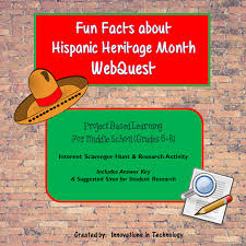 Sep 27, 2019 · test your knowledge with this quiz! Fun Facts About Hispanic Heritage Month Webquest Internet Scavenger Hunt Hispanic Heritage Month Hispanic Heritage Internet Scavenger Hunt