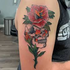 English rose tattoo studio, peterborough, united kingdom. Top 80 Best Skull And Rose Tattoo Ideas 2021 Inspiration Guide