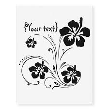 Tribal Hibiscus Flower Personalized Clip Art Swirl Design Hibiscus File format available eps & ai. tribal hibiscus flower personalized