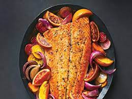 Place salmon fillet—skin side down—on a piece of aluminum foil that is large enough to wrap around the whole fillet. 13 Healthy Recipes You Can Eat For Passover Cooking Light