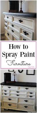 How To Spray Paint Furniture Classy Clutter Painting Old Furniture Spray Paint Furniture Spray Paint Furniture Without Sanding