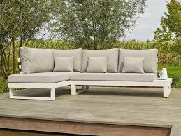 ibiza loungeset wit muisgrijs buitenbanken tuinontwerp achtertuin