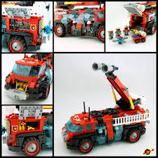 Unmanned Fire Rover Features Lego Spaceship Lego Fire Lego Design