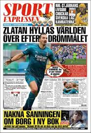 Expressen håller dig uppdaterad med det senaste inom sport, nöje, politik, ekonomi, opinion, väder och krim. Expressen Sport 2020 11 02