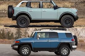 Numerous studies recommend the latest 2022 toyota fj cruiser can key in serial manufacturing over the following 12 months. 2021 Ford Bronco Vs Used Toyota Fj Cruiser Which Is Better Autotrader