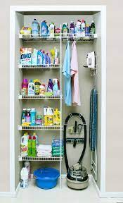 Cleaning supplies organization is very important if you are going to successfully declutter your house. 90 Genius Cleaning Supplies Storage Ideas Cleaning Genius Ideas Storage Supplies Laundry Room Closet Laundry Room Design Cleaning Closet Organization