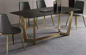 Out & out's industrial dining set collection is ideal for those looking for a more edgy addition to their dining space. China Wood Top Rustic Industrial Steel Base Reclaimed Gold Metal Frame Dining Table China Cheap Cake Table Wedding Dining Table