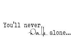 You'll never walk alone key cc(original key). Wandtattoo You Ll Never Walk Alone Mit Fussballer Wandtattoo De