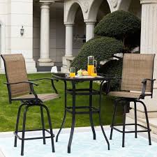 The sorrento collection is traditional wicker with impressive new features that sets the precedent for luxury patio furniture. Patio Festival 3 Piece Outdoor Bistro Set On Sale Overstock 27217570
