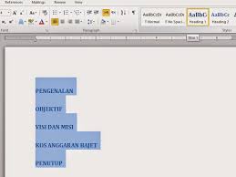 Membuat buku kas kelas membaca buku cerita dalam bahasa inggris membuat buku kas sederhana dengan excel mengubah buku besar ke neraca saldo menggambar batik di buku gambar a4 materi ulasan buku fiksi kelas 11 menggambar flora di buku gambar a3 menilai isi buku fiksi dan non fiksi. Macam Mana Nak Buat Isi Kandungan Atau Table Of Contents Di Microsoft Word