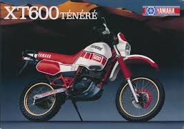 1986 Yamaha Xt600ze Tenere Uk Model Brochure First Edition Motociclette Dee