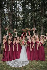 Kennedy Chiffon Convertible Dress In 2020 Cranberry Bridesmaid Dresses Bridesmaid Dress Color Schemes Bridesmaid