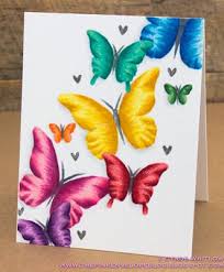 It is a simple flying butterfly seen from above. No Line Coloring With Paper Smooches Sneak Peaks Sales Butterfly Art Drawing Butterfly Art Painting Butterfly Painting